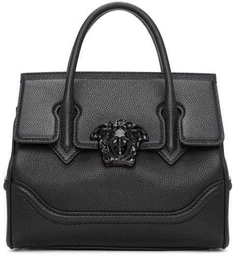 versace lighter bag|Versace black and white purses.